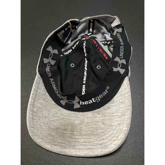 Under Armour Gray Hat Mens OSFA‎ Adjustable Logo Baseball Cap Fitted - Picture 2 of 2